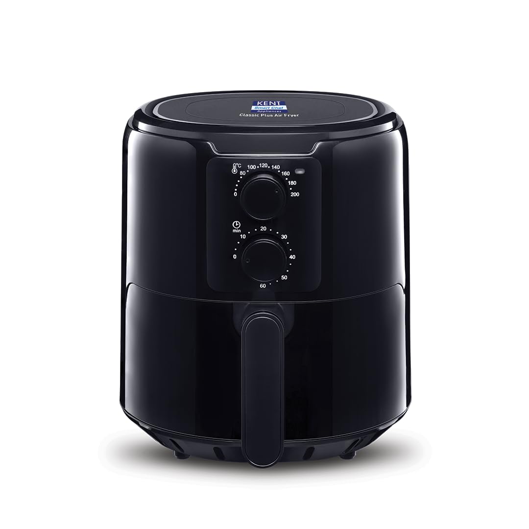 KENT Classic Plus Air Fryer | 1300W Power & 4.2L Capacity | Vapour Steam for Crisp Frying, Grill, Roast, Steam & Bake | Auto Cut-Off | 80% Less Oil...