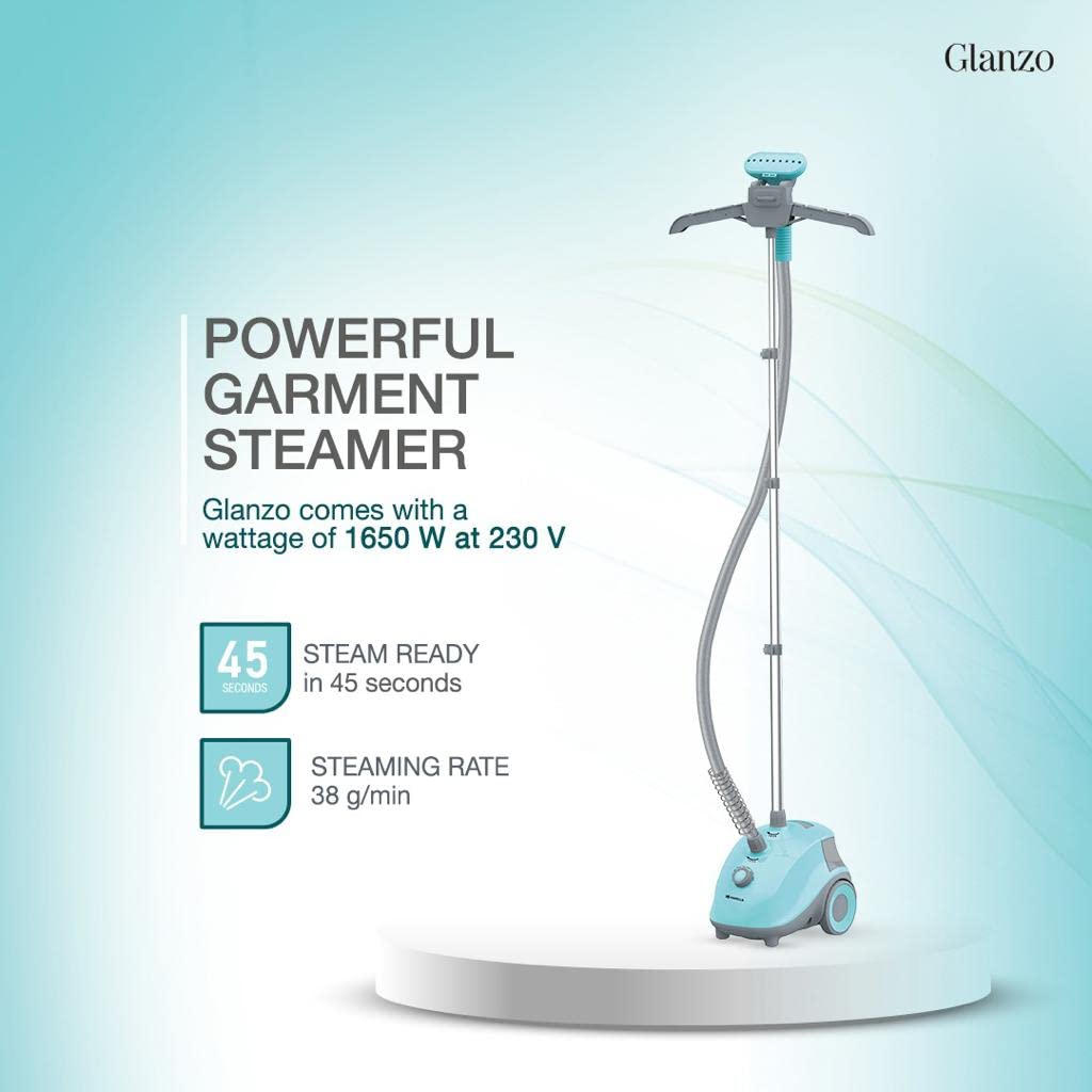 Havells Glanzo Garment Steamer 1650 Watts (Blue And Grey) Box Damage