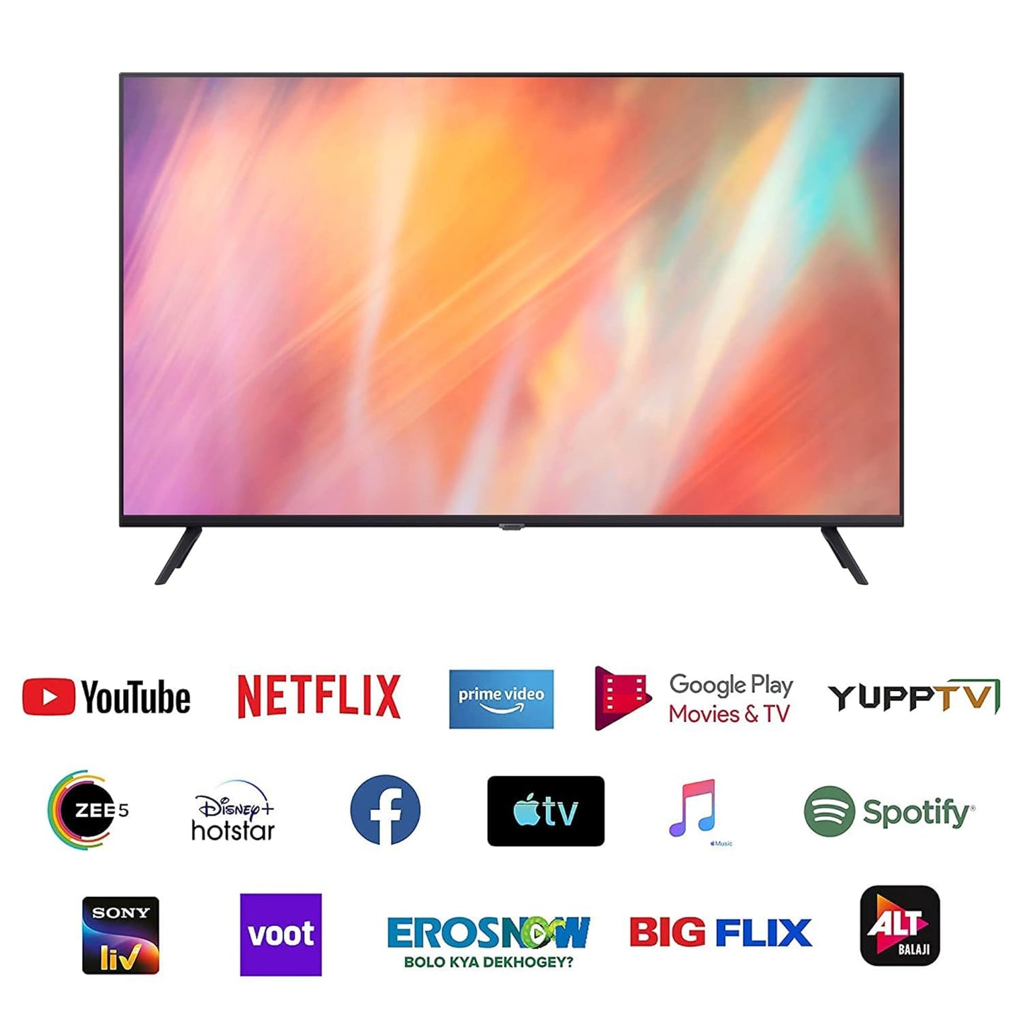 Samsung 43 Inch 4k Ultra HD LED Android Smart LED TV (43AU7600_Black)