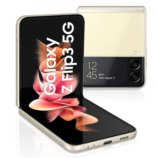 SAMSUNG Galaxy Z Flip3 5G (Cream, 128 GB)  (8 GB RAM)